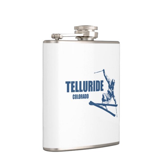 Telluride Colorado Skier Heupfles (Rechts)