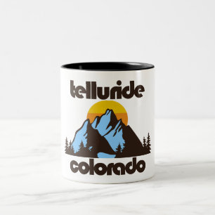 Telluride, Colorado Tweekleurige Koffiemok