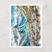 Telluride Colorado USA Famous Place waterverf Briefkaart (Voorkant)