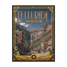 Telluride Colorado Vintage Art Deco Gouden Tijdper