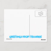 Telluride-groeten Briefkaart (Achterkant)