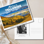 Telluride Mountain Wedding Save the Date Briefkaar Briefkaart
