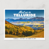 Telluride Mountain Wedding Save the Date Briefkaar Briefkaart (Voorkant)