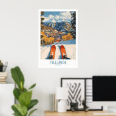Telluride Muurkunst Ski Poster 1 (Thuiskantoor)