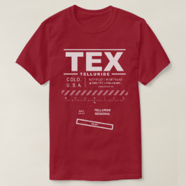 Telluride Regional Airport TEX T-shirt