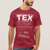 Telluride Regional Airport TEX T-shirt (Voorkant)
