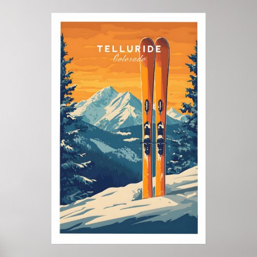 Telluride Reisposter - Colorado 1 Poster (Voorkant)