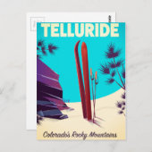 Telluride Ski Rocky Mountains Briefkaart (Voorkant / Achterkant)