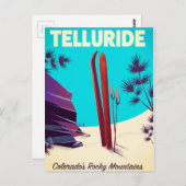 Telluride Ski Rocky Mountains Briefkaart (Voorkant / Achterkant)