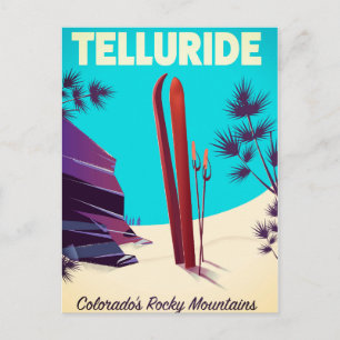 Telluride Ski Rocky Mountains Briefkaart
