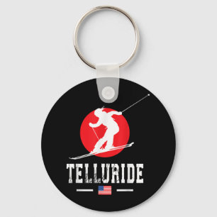 Telluride USA Ski Resort Rocky Mountains Amerikaan Sleutelhanger