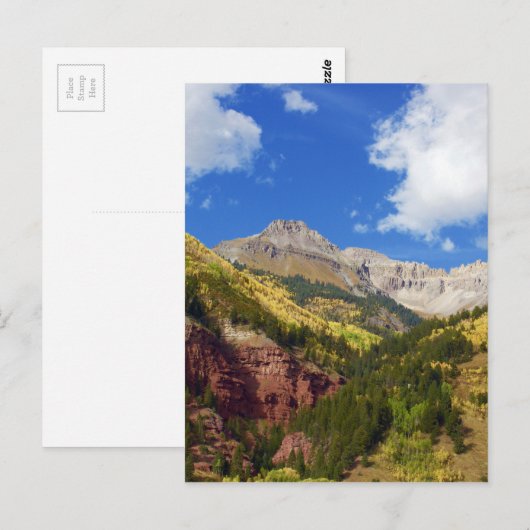 Telluride Valley Autumn Colors Briefkaart (Voorkant / Achterkant)