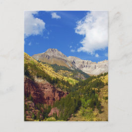 Telluride Valley Autumn Colors Briefkaart