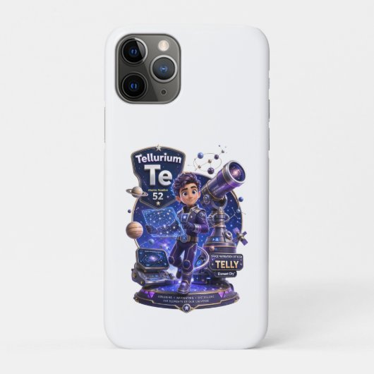Tellurium karakter van ATOMIVRA Case-Mate iPhone Case (Achterkant)
