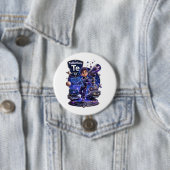 Tellurium karakter van ATOMIVRA™ Ronde Button 7,6 Cm (In situ)