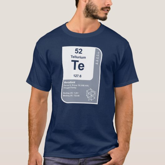 Tellurium (Te) T-shirt (Voorkant)