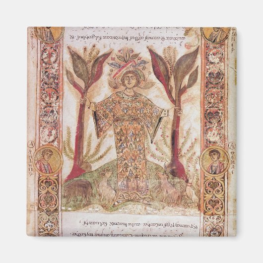 Tellus, van Exultet I, c.1030 Magneet (Voorkant)