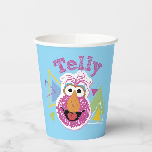 Telly Monster Pret-grafiek Papieren Bekers (Links)