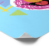 Telly Monster Pret-grafiek Poster (Hoek)