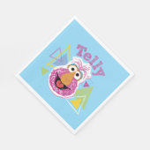 Telly Monster Pret-grafiek Servet (Hoek)