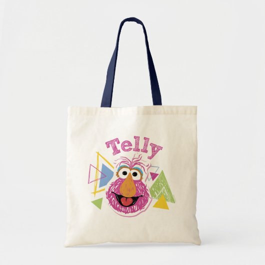 Telly Monster Pret-grafiek Tote Bag (Voorkant)