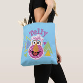Telly Monster Pret-grafiek Tote Bag (Dichtbij)