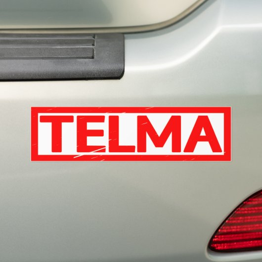 Telma Stamp Bumpersticker (Op auto)