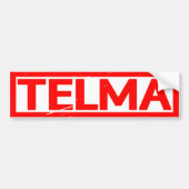 Telma Stamp Bumpersticker (Voorkant)