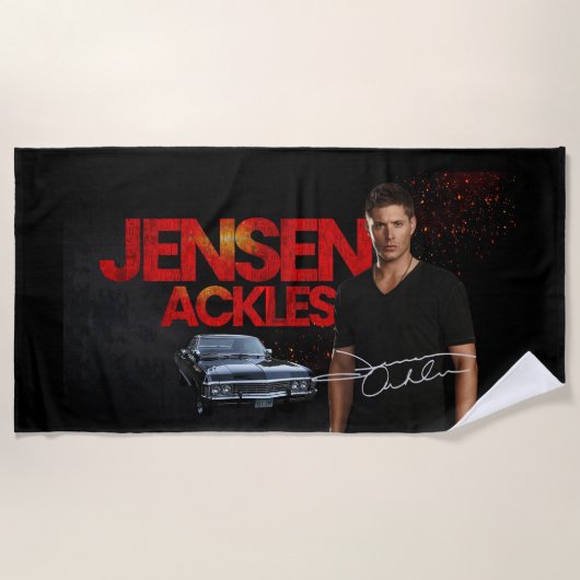 Telo Mare Jensen Ackles Strandlaken (Voorkant)