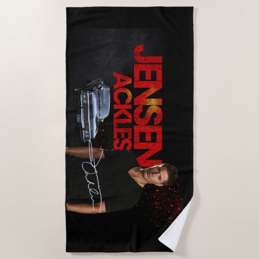 Telo Mare Jensen Ackles Strandlaken (Voorkant)