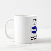 Telomen verantwoordelijk voor het verouderen op ce koffiemok (Links)