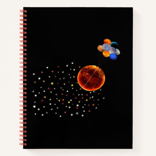 teloorgang van de aarde notitieboek (Voorkant)