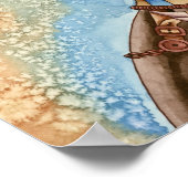 Telsa - Steampunk Art Poster (Hoek)