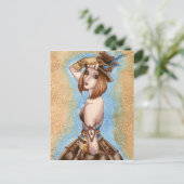 Telsa - Steampunk Briefkaart (Staand voorkant)