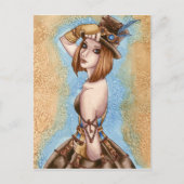 Telsa - Steampunk Briefkaart (Voorkant)