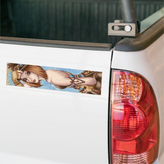 Telsa - Steampunk Bumpersticker (Op Truck)