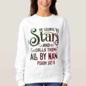 Telt de sterren Ps. 147:4 Trui (Voorkant)