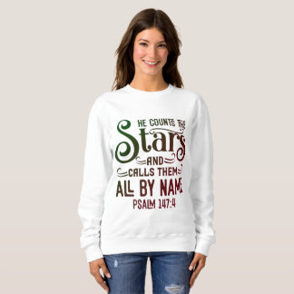 Telt de sterren Ps. 147:4 Trui