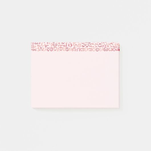 Telugu Post-it® Notes (Voorkant)