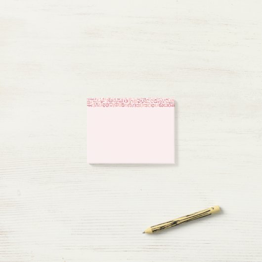 Telugu Post-it® Notes (Op bureau)