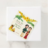 Telugu Tamil South Indian bruiloft gepersonaliseer Bedankjes Labels (In situ)