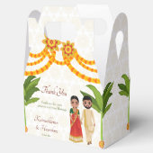 Telugu Tamil trouwmarigolds banana tree Bedankdoosjes (Geopend)