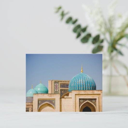 Telyashayakh Mosque: Domes Briefkaart (Staand voorkant)