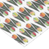 Temaki Sushi Hand Roll Rolls Japans voedsel Tafelkleed (Gekanteld)