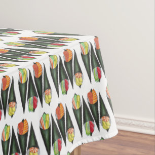 Temaki Sushi Hand Roll Rolls Japans voedsel Tafelkleed
