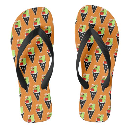Temaki Sushi handrol Teenslippers (Voetbed)