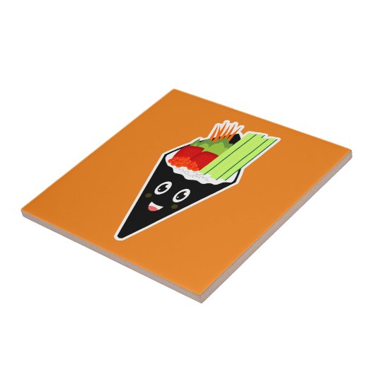 Temaki Sushi handrol Tegeltje (Zijkant)