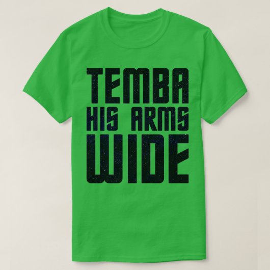 Temba his arms wide  t-shirt (Design voorkant)