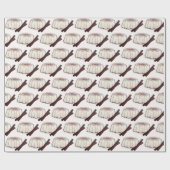 Tembleque Puerto Rican nieuwjaar kokosnoot Pudding Cadeaupapier (Vlak)