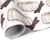 Tembleque Puerto Rican nieuwjaar kokosnoot Pudding Cadeaupapier (Rol Hoek)